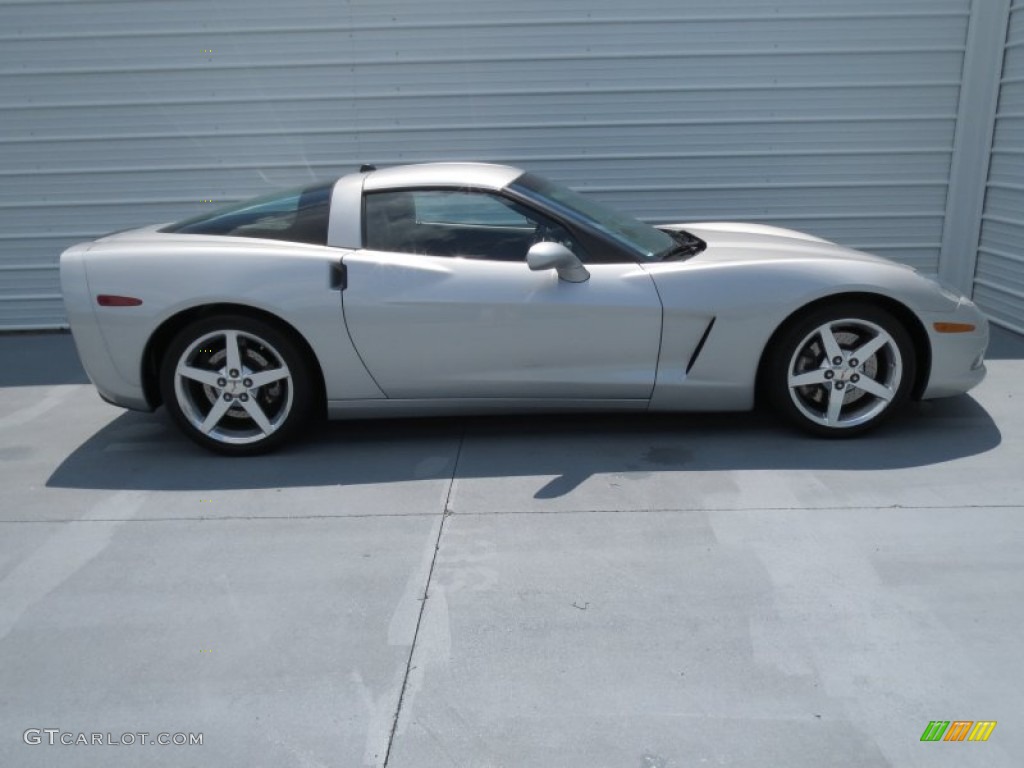 2005 Corvette Coupe - Machine Silver / Ebony photo #2