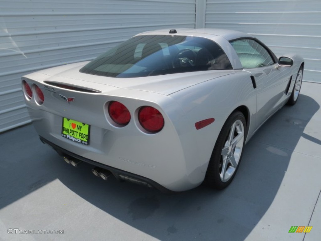 2005 Corvette Coupe - Machine Silver / Ebony photo #3