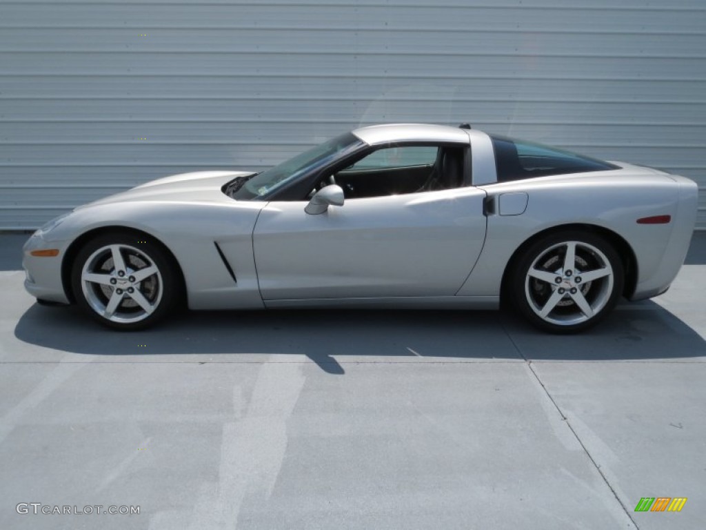 2005 Corvette Coupe - Machine Silver / Ebony photo #5