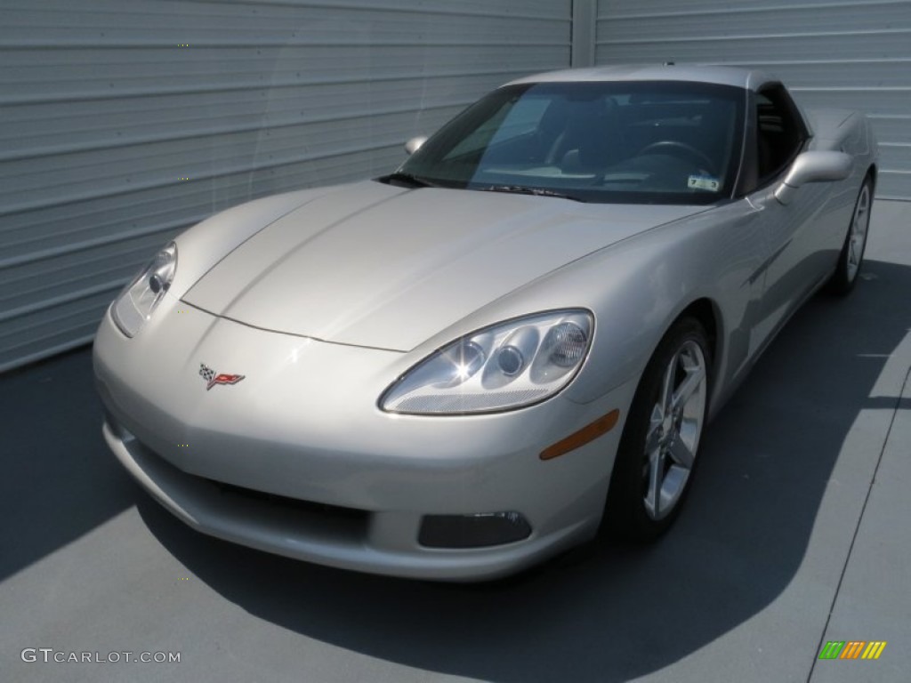 Machine Silver 2005 Chevrolet Corvette Coupe Exterior Photo #69699394