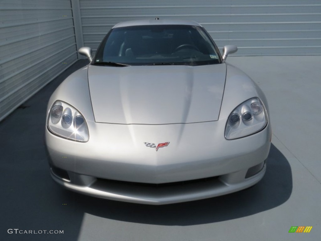 2005 Corvette Coupe - Machine Silver / Ebony photo #7