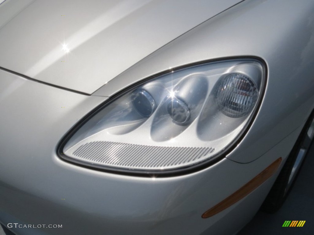 2005 Corvette Coupe - Machine Silver / Ebony photo #8