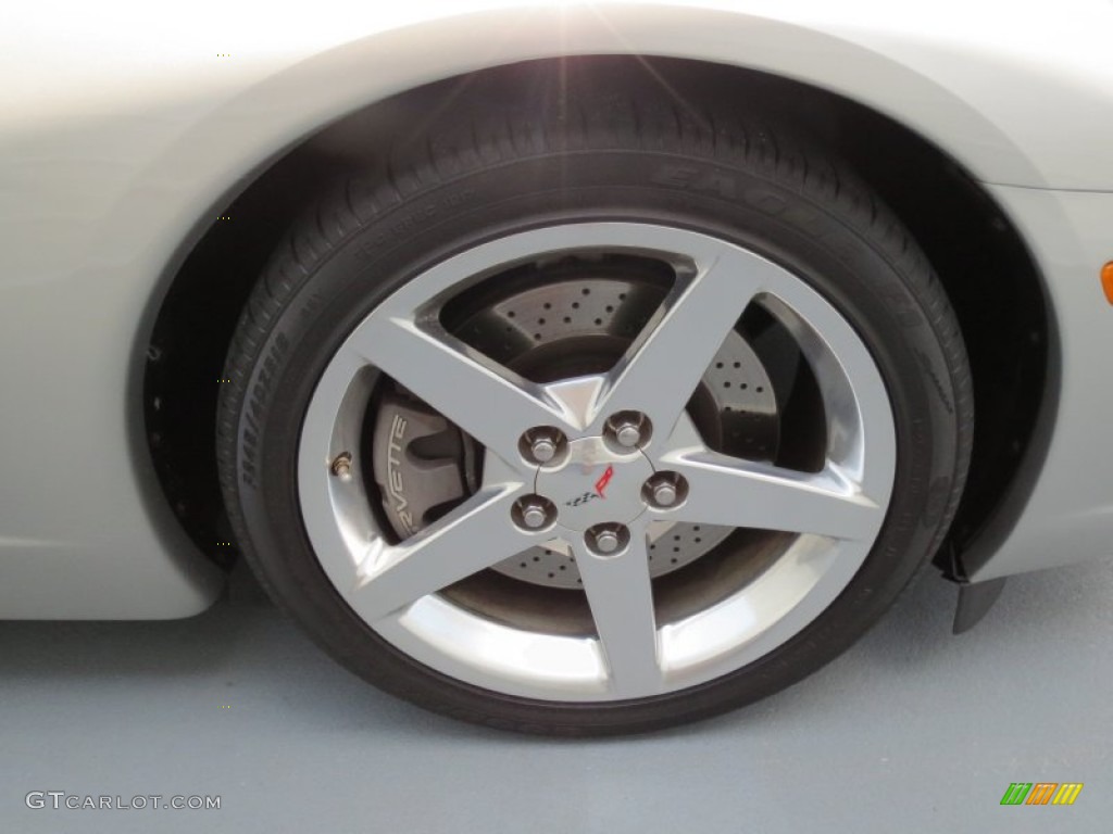 2005 Corvette Coupe - Machine Silver / Ebony photo #13