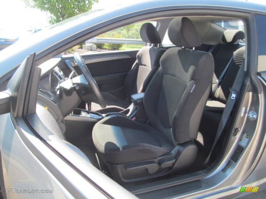 Black Sport Interior 2010 Kia Forte Koup SX Photo #69699813