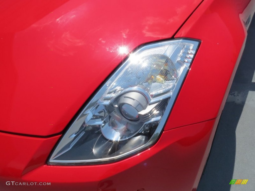 2008 350Z Touring Roadster - Nogaro Red / Charcoal photo #8