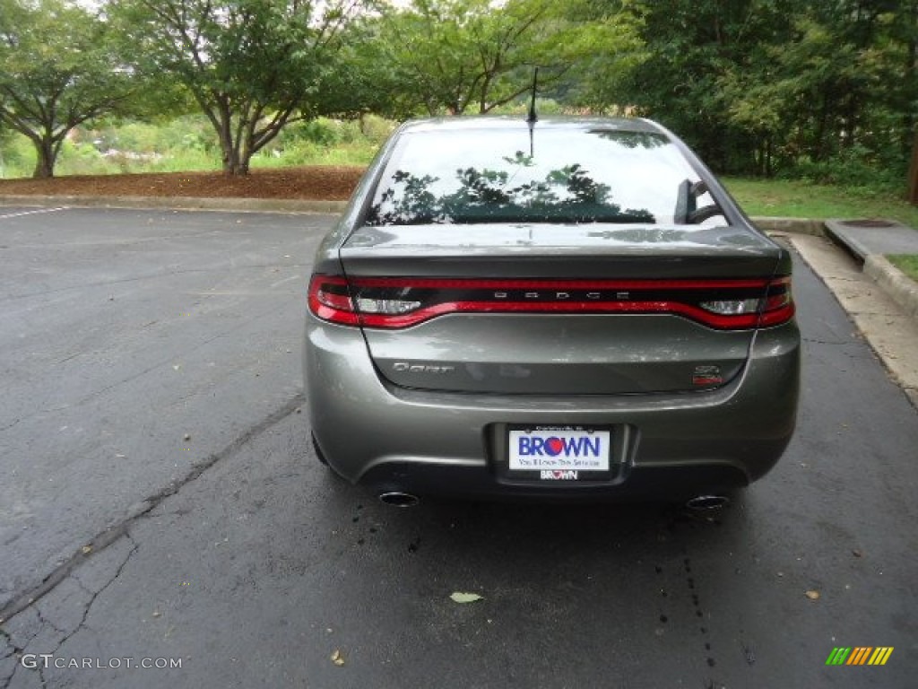 2013 Dart SXT - Tungsten Metallic / Black/Light Diesel Gray photo #6