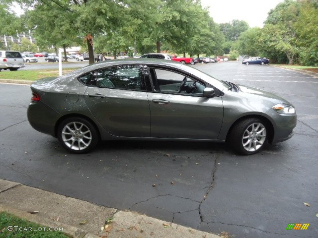 2013 Dart SXT - Tungsten Metallic / Black/Light Diesel Gray photo #8