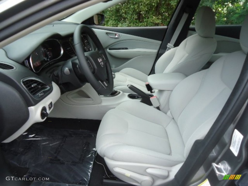 2013 Dart SXT - Tungsten Metallic / Black/Light Diesel Gray photo #16