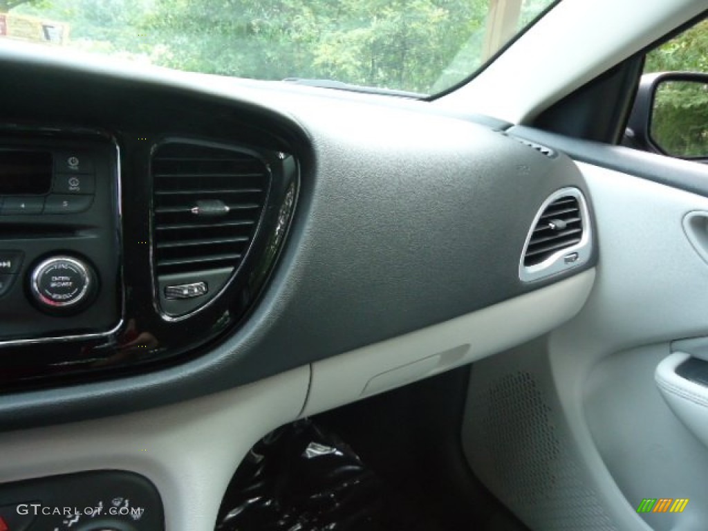 2013 Dart SXT - Tungsten Metallic / Black/Light Diesel Gray photo #30