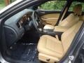 2012 Dodge Charger Tan/Black Interior Front Seat Photo