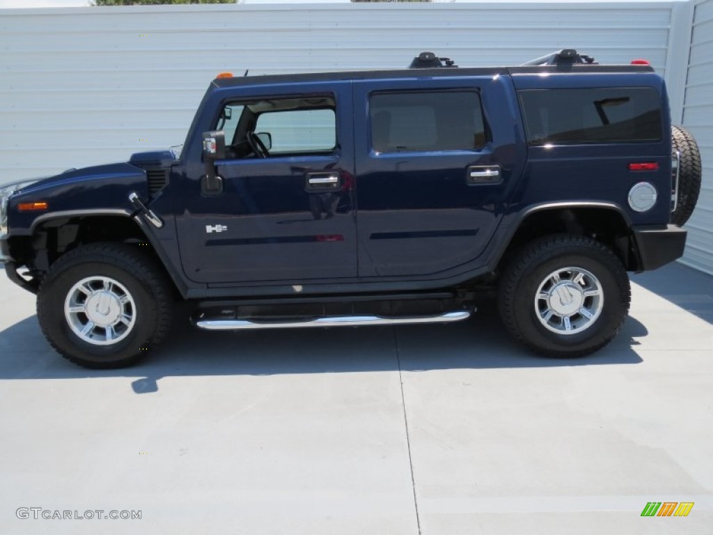 2007 H2 SUV - All Terrain Blue / Ebony Black photo #5