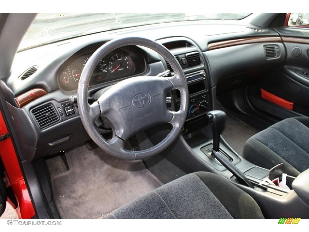 2000 Solara SE V6 Coupe - Red Flame Metallic / Charcoal photo #5