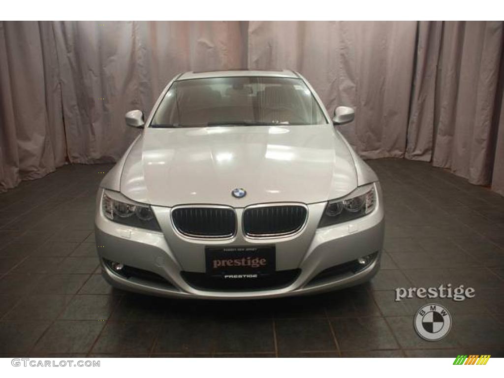 2009 3 Series 328xi Sedan - Titanium Silver Metallic / Black photo #6