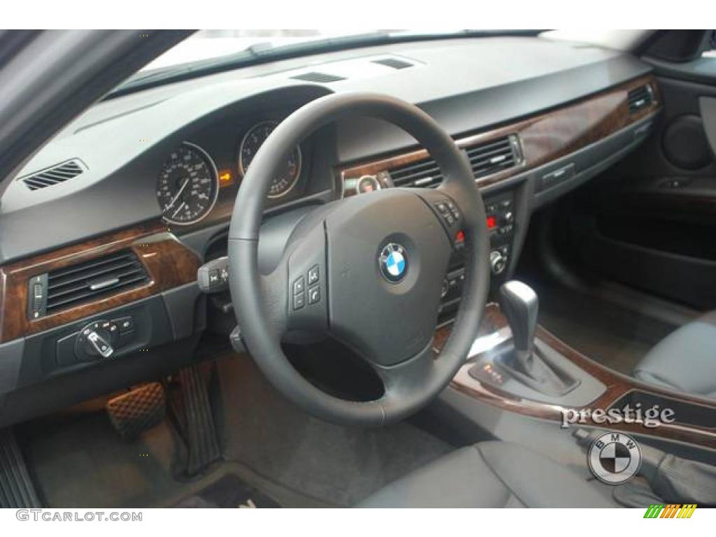 2009 3 Series 328xi Sedan - Titanium Silver Metallic / Black photo #15