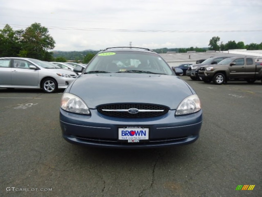 2000 Taurus SE Wagon - Graphite Blue Metallic / Medium Graphite photo #2