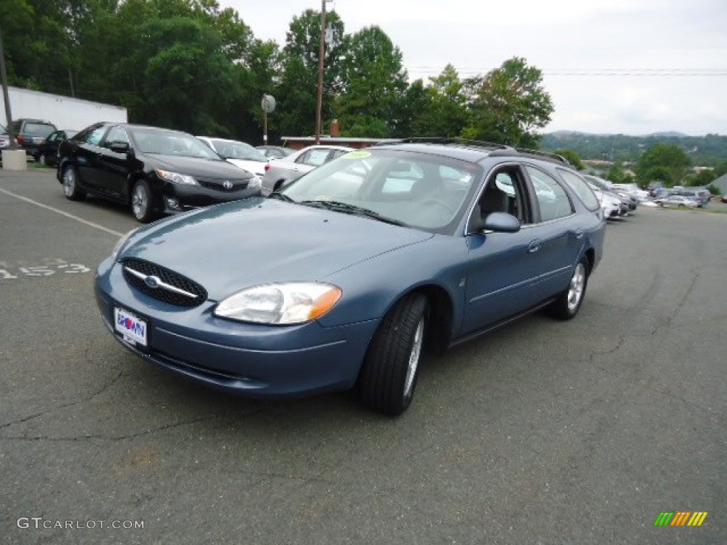 2000 Taurus SE Wagon - Graphite Blue Metallic / Medium Graphite photo #3