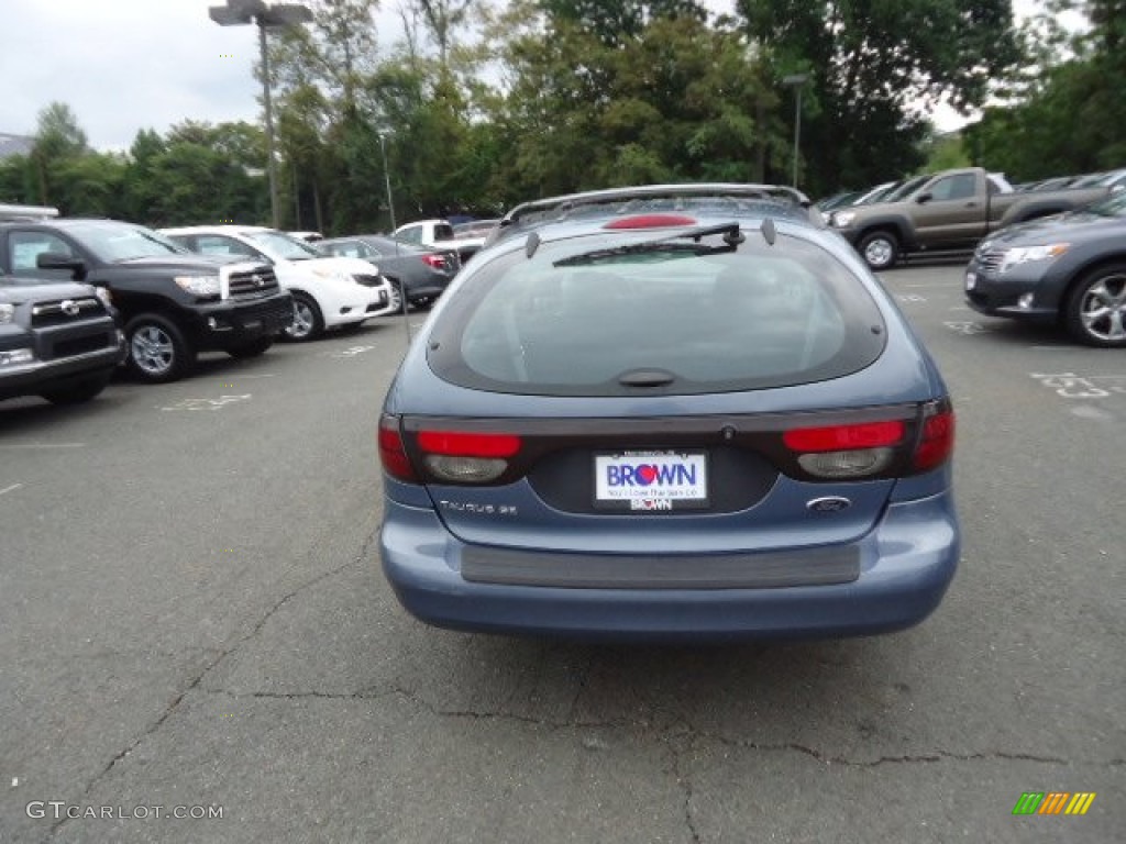 2000 Taurus SE Wagon - Graphite Blue Metallic / Medium Graphite photo #6