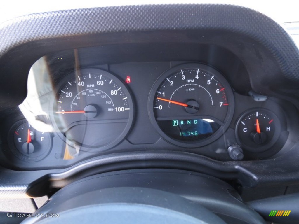 2009 Jeep Wrangler X 4x4 Gauges Photos