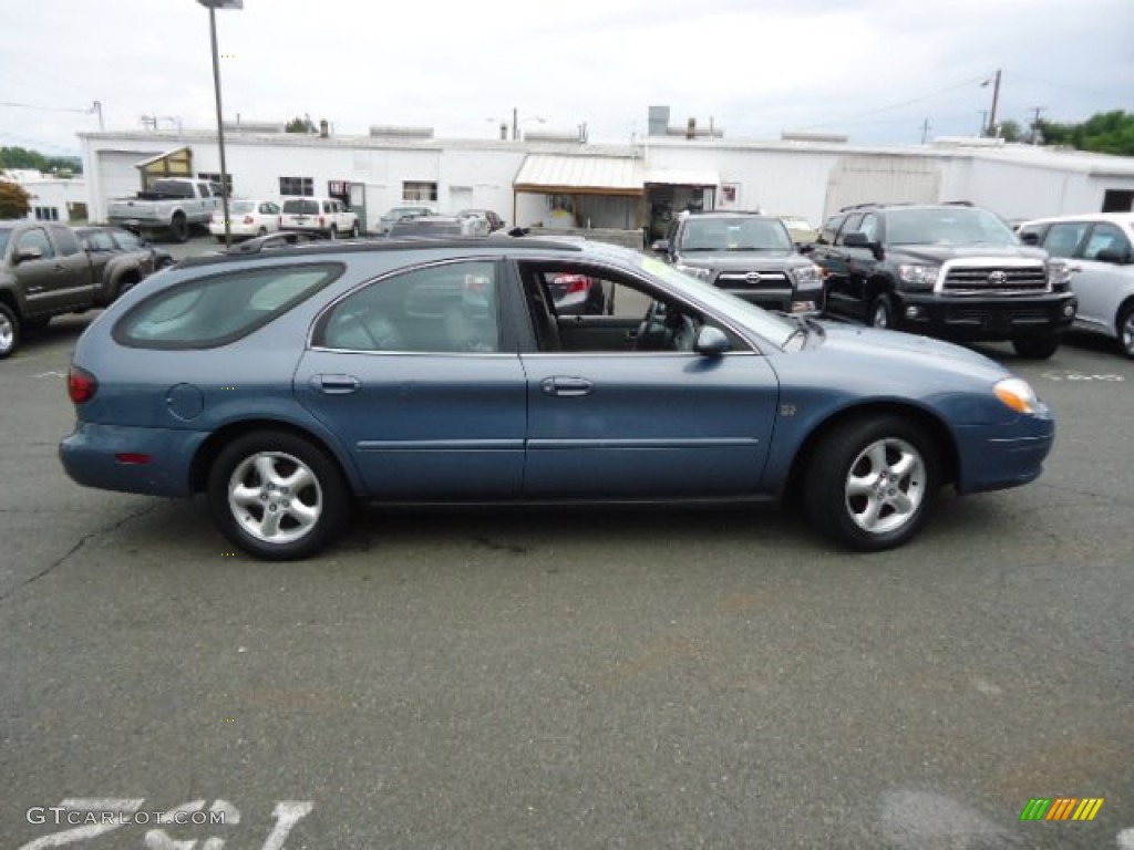 2000 Taurus SE Wagon - Graphite Blue Metallic / Medium Graphite photo #8