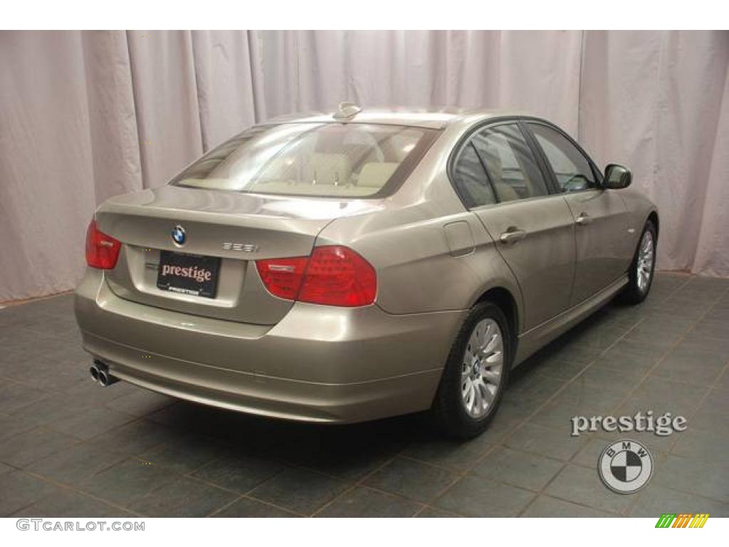 2009 3 Series 328xi Sedan - Platinum Bronze Metallic / Beige photo #5