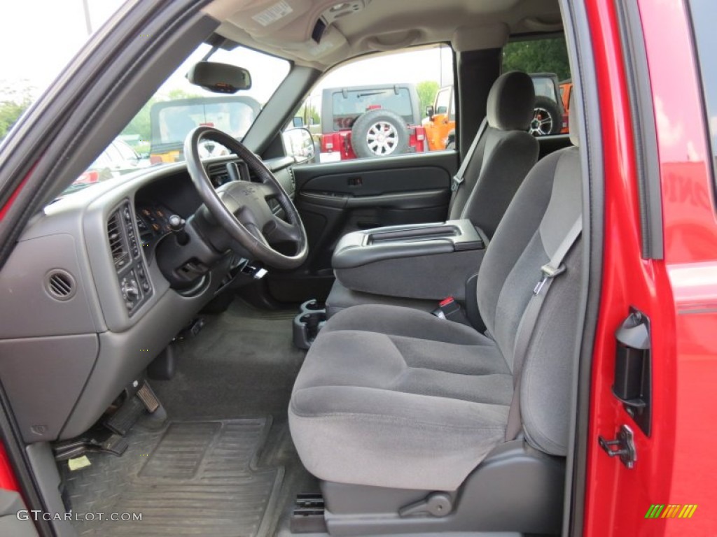 Dark Pewter Interior 2004 GMC Sierra 2500HD SLE Extended Cab 4x4 Photo #69706557