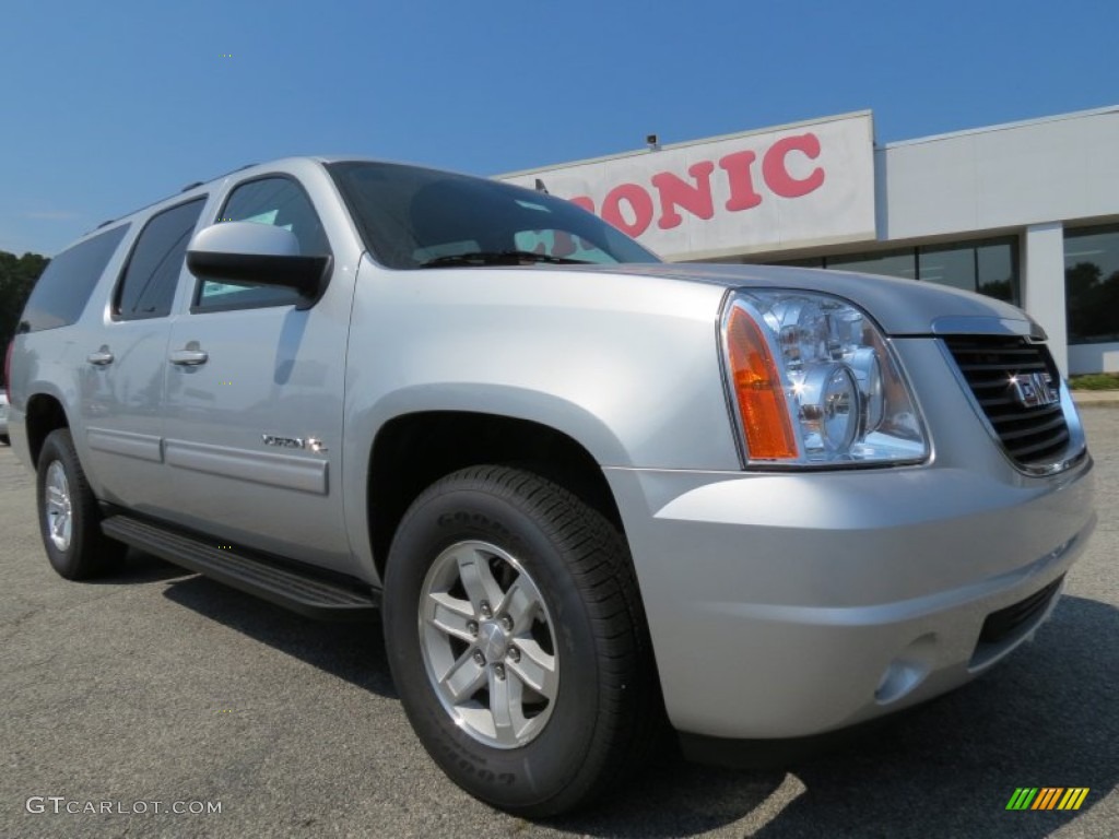 2013 Yukon XL SLE - Quicksilver Metallic / Ebony photo #1