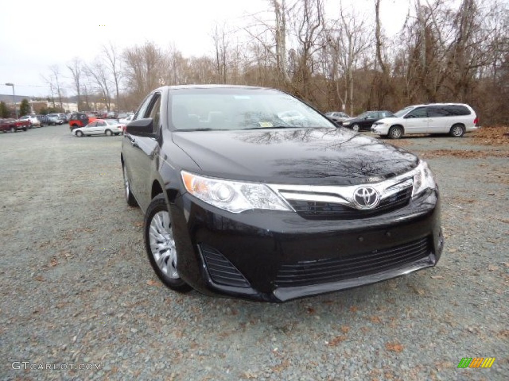 2012 Camry LE - Attitude Black Metallic / Ash photo #1