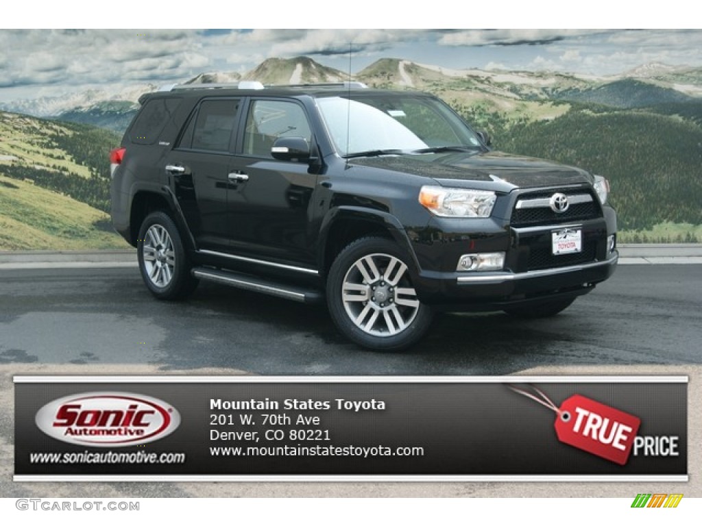 2012 4Runner Limited 4x4 - Black / Black Leather photo #1