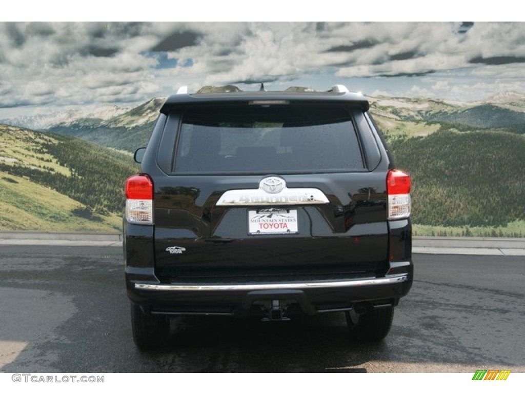 2012 4Runner Limited 4x4 - Black / Black Leather photo #4
