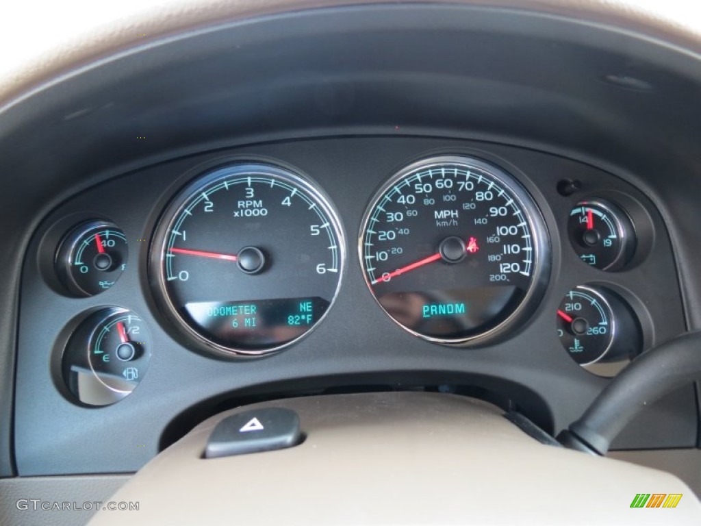 2013 GMC Sierra 1500 SLT Crew Cab Gauges Photo #69707502