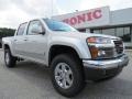 2012 Pure Silver Metallic GMC Canyon SLE Crew Cab  photo #1