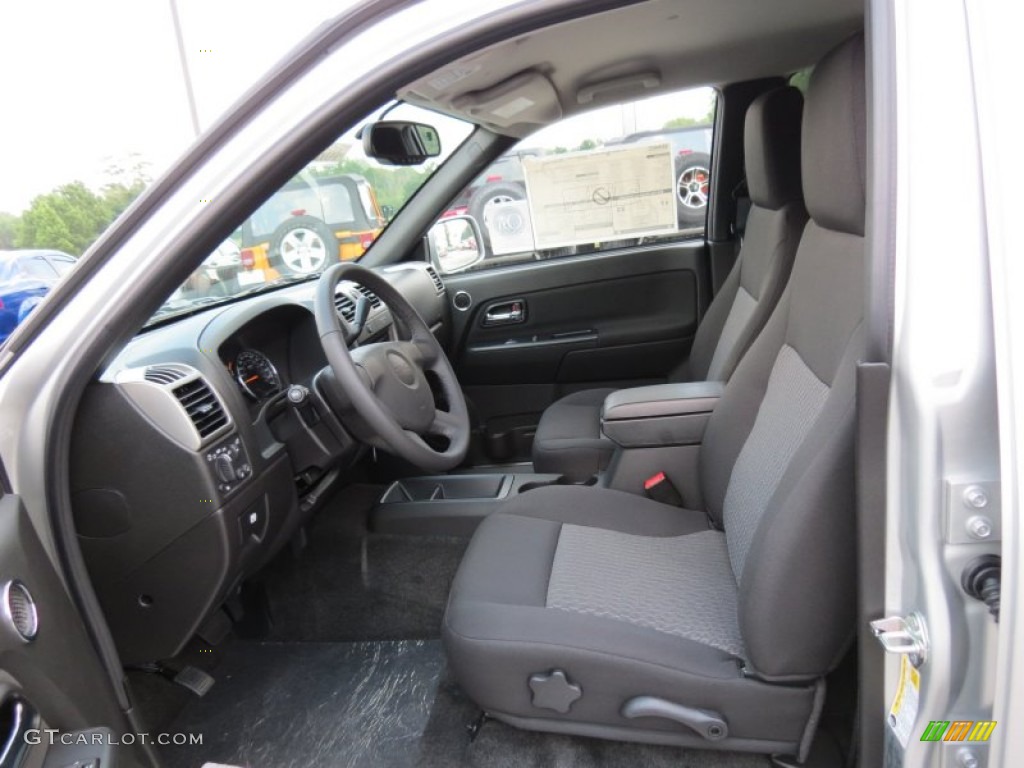 Ebony Interior 2012 GMC Canyon SLE Crew Cab Photo #69707628