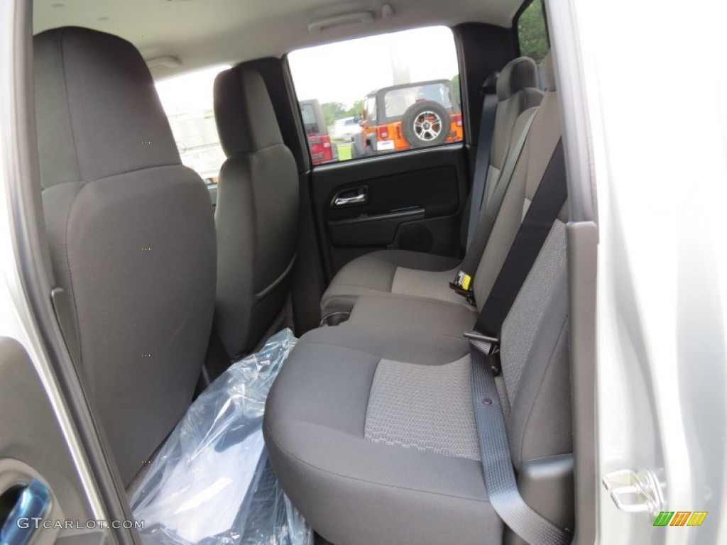 Ebony Interior 2012 GMC Canyon SLE Crew Cab Photo #69707646