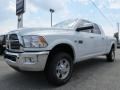 2012 Bright White Dodge Ram 2500 HD Laramie Mega Cab 4x4  photo #3