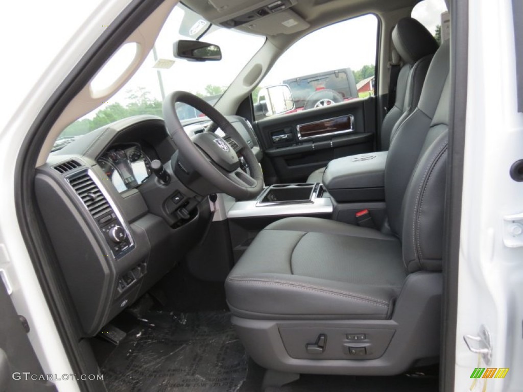 Dark Slate Interior 2012 Dodge Ram 2500 HD Laramie Mega Cab 4x4 Photo #69708327
