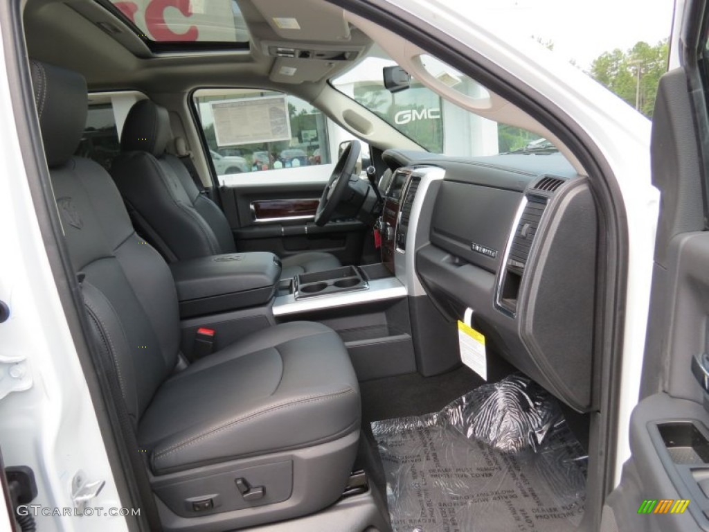 Dark Slate Interior 2012 Dodge Ram 2500 HD Laramie Mega Cab 4x4 Photo #69708369