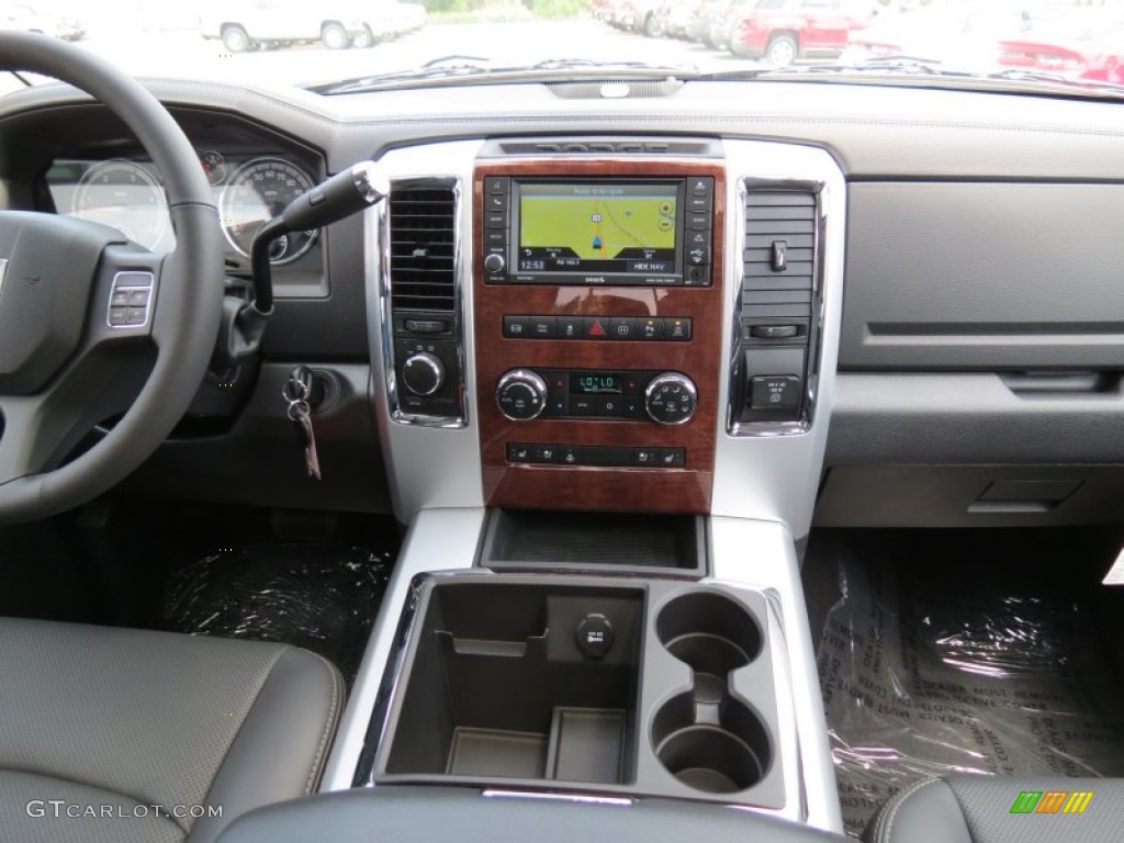2012 Dodge Ram 2500 HD Laramie Mega Cab 4x4 Dark Slate Dashboard Photo #69708378