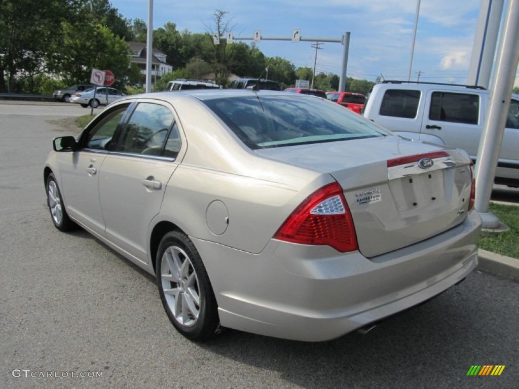 2010 Fusion SEL V6 - Smokestone Metallic / Camel photo #3