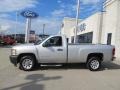 2011 Sheer Silver Metallic Chevrolet Silverado 1500 Regular Cab  photo #2