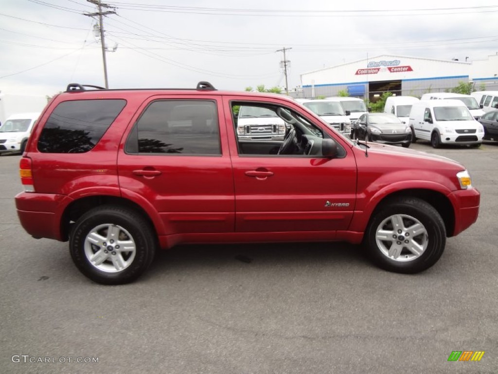 2006 Escape Hybrid 4WD - Redfire Metallic / Medium/Dark Flint photo #4