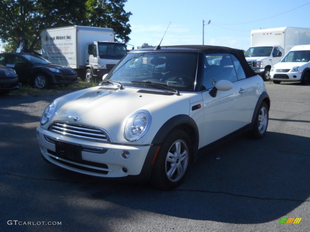 2007 Cooper Convertible - Pepper White / Carbon Black/Black photo #3