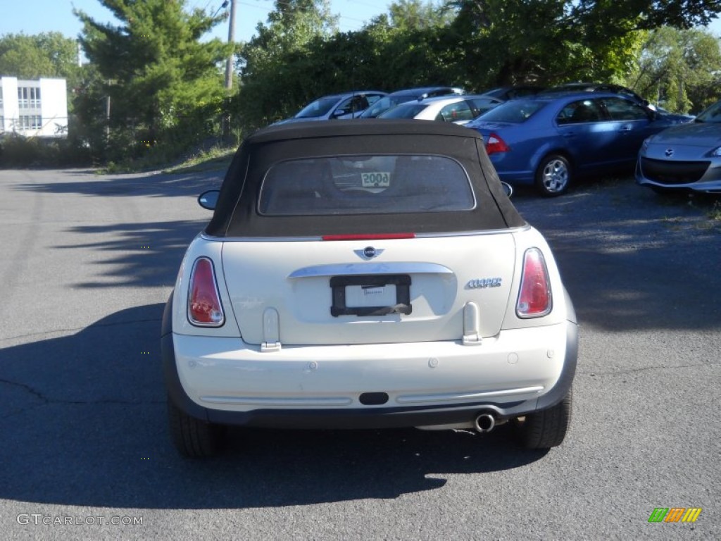 2007 Cooper Convertible - Pepper White / Carbon Black/Black photo #6