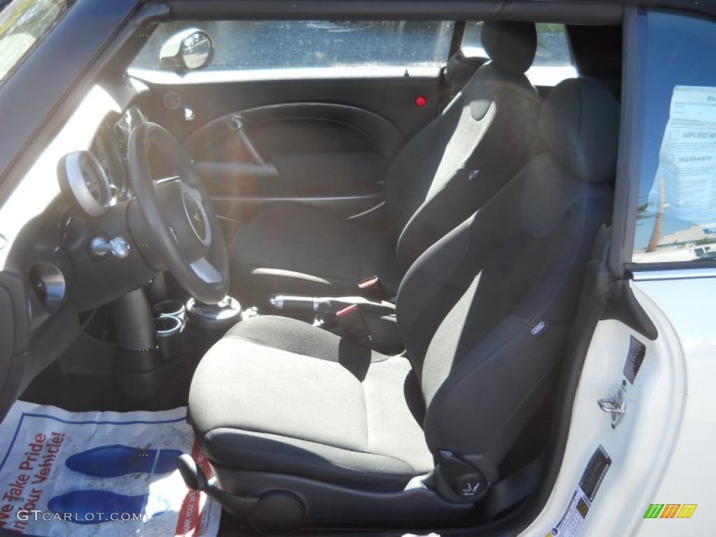 2007 Cooper Convertible - Pepper White / Carbon Black/Black photo #9