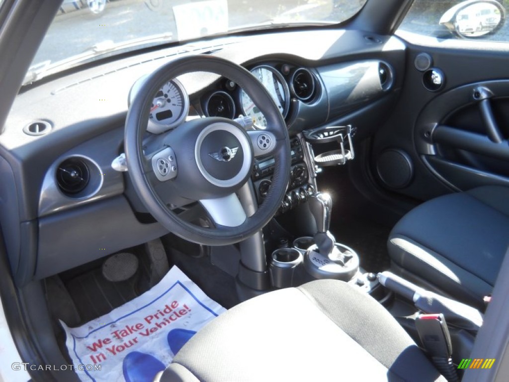 2007 Cooper Convertible - Pepper White / Carbon Black/Black photo #10