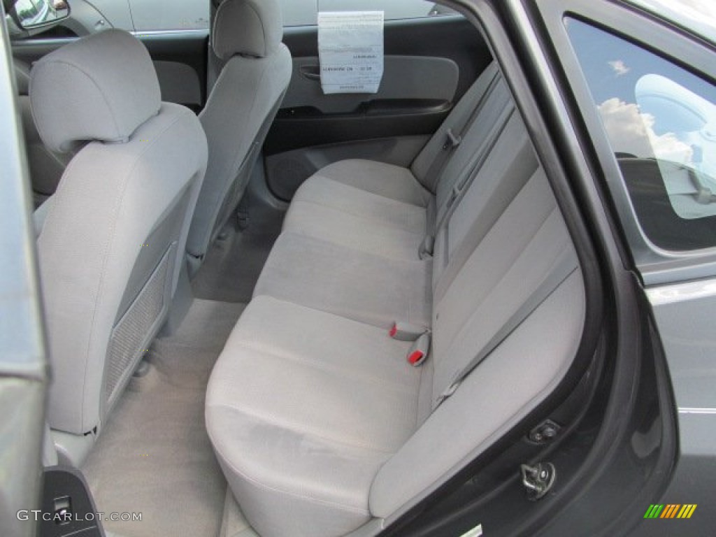 2007 Hyundai Elantra SE Sedan Rear Seat Photos
