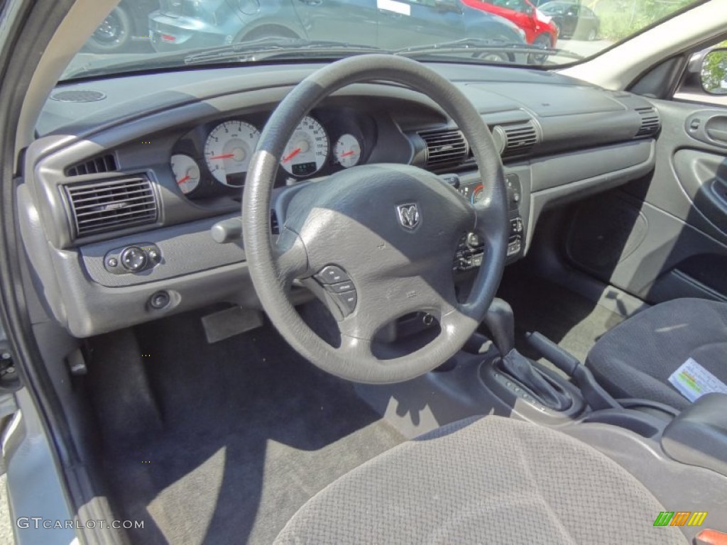 2006 Stratus SXT Sedan - Silver Steel Metallic / Dark Slate Grey photo #10