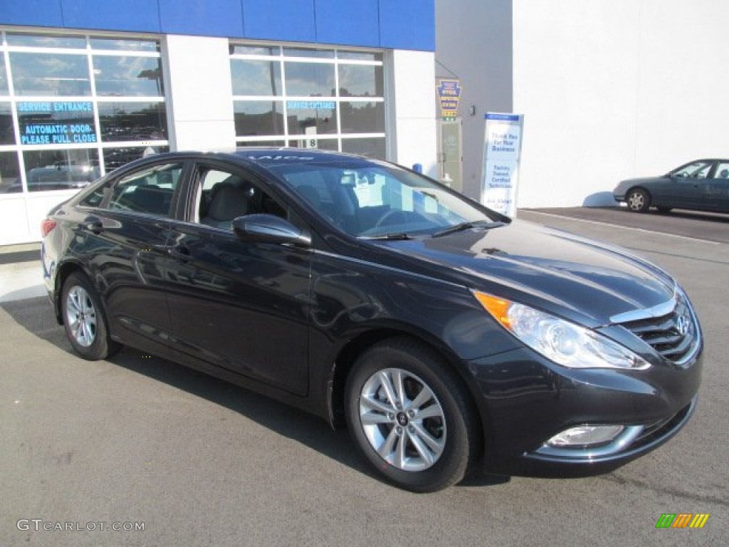 2013 Sonata GLS - Pacific Blue Pearl / Gray photo #3