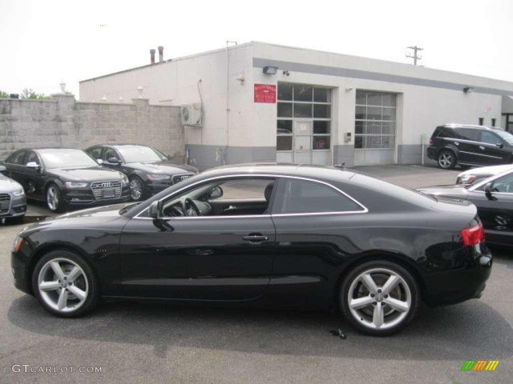 2009 A5 3.2 quattro Coupe - Brilliant Black / Black photo #3
