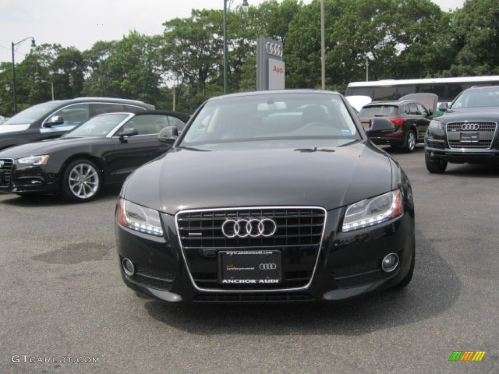 2009 A5 3.2 quattro Coupe - Brilliant Black / Black photo #4
