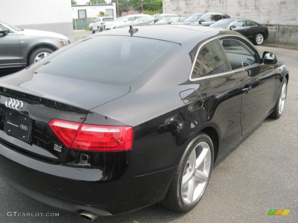 2009 A5 3.2 quattro Coupe - Brilliant Black / Black photo #6